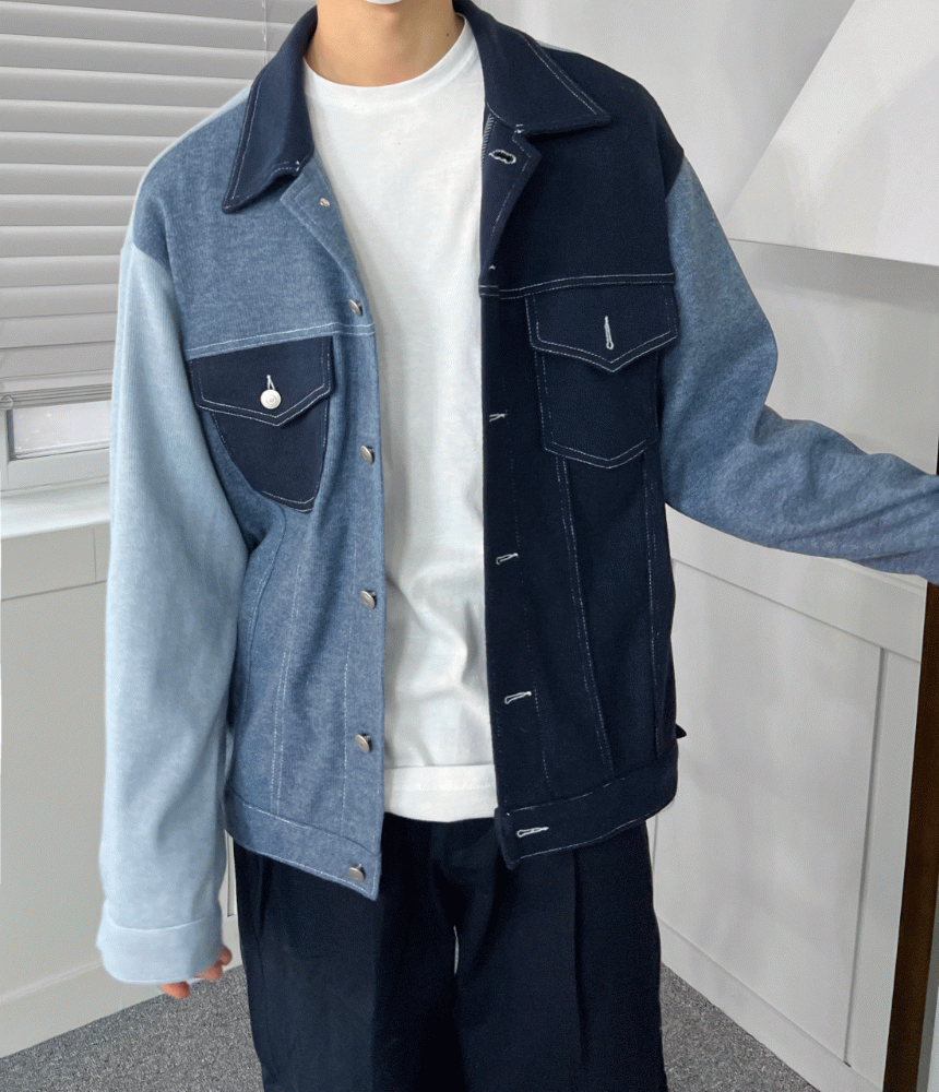 노티 믹시 셔츠 자켓 (2color)